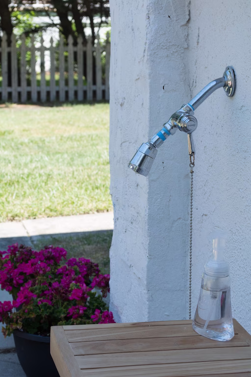 outdoor foot wash!